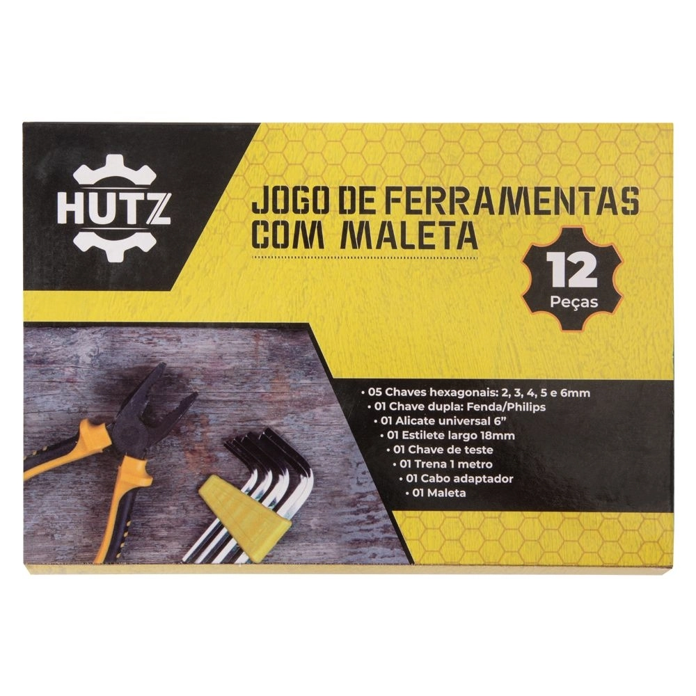 Kit Ferramenta Maleta 12pcs Cb2784 Clink