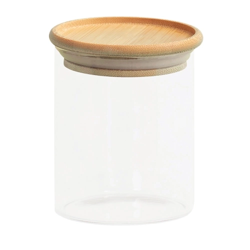 Pote Oikos Hermetico C/tp Bambu Empilhavel Redondo 400ml Un