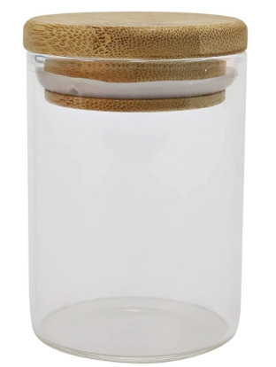 Pote Oikos Hermetico C/tp Bambu Redondo 110ml Un
