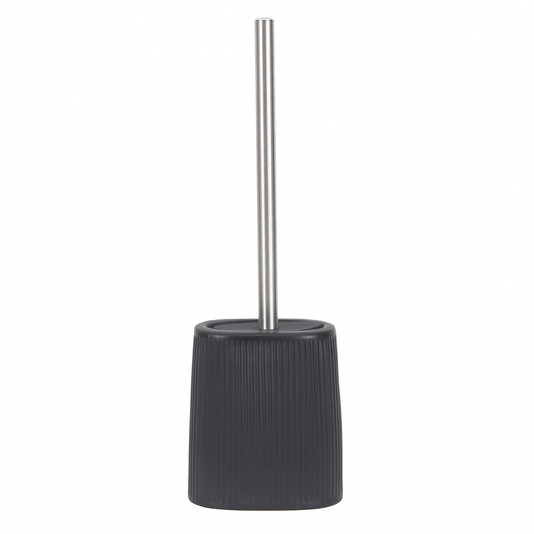 Escova Sanitária Preta em Cerâmica Ribbed Ind Oikos