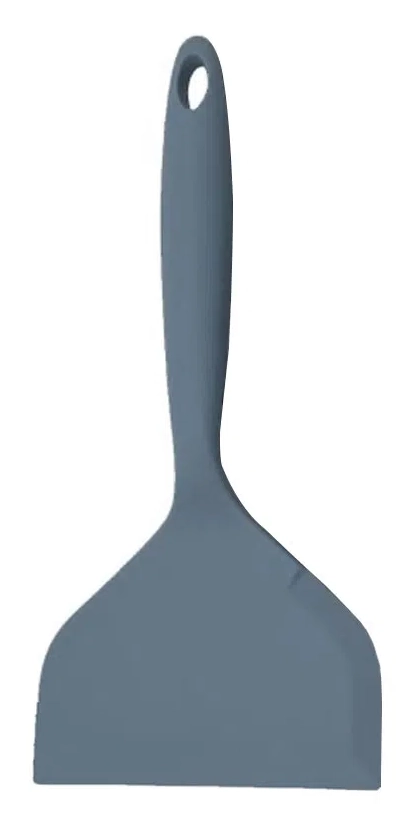 Espatula Silicone Oikos Larga Azul