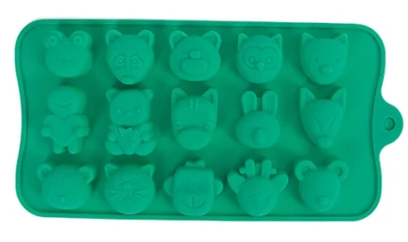 Molde De Silic P.choco Animais Coz04036vrd Oikos