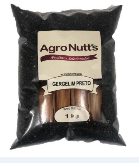 Gergelim Preto Agronuts 1kg