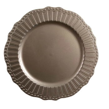 Sousplat Crown Bronze Mimo