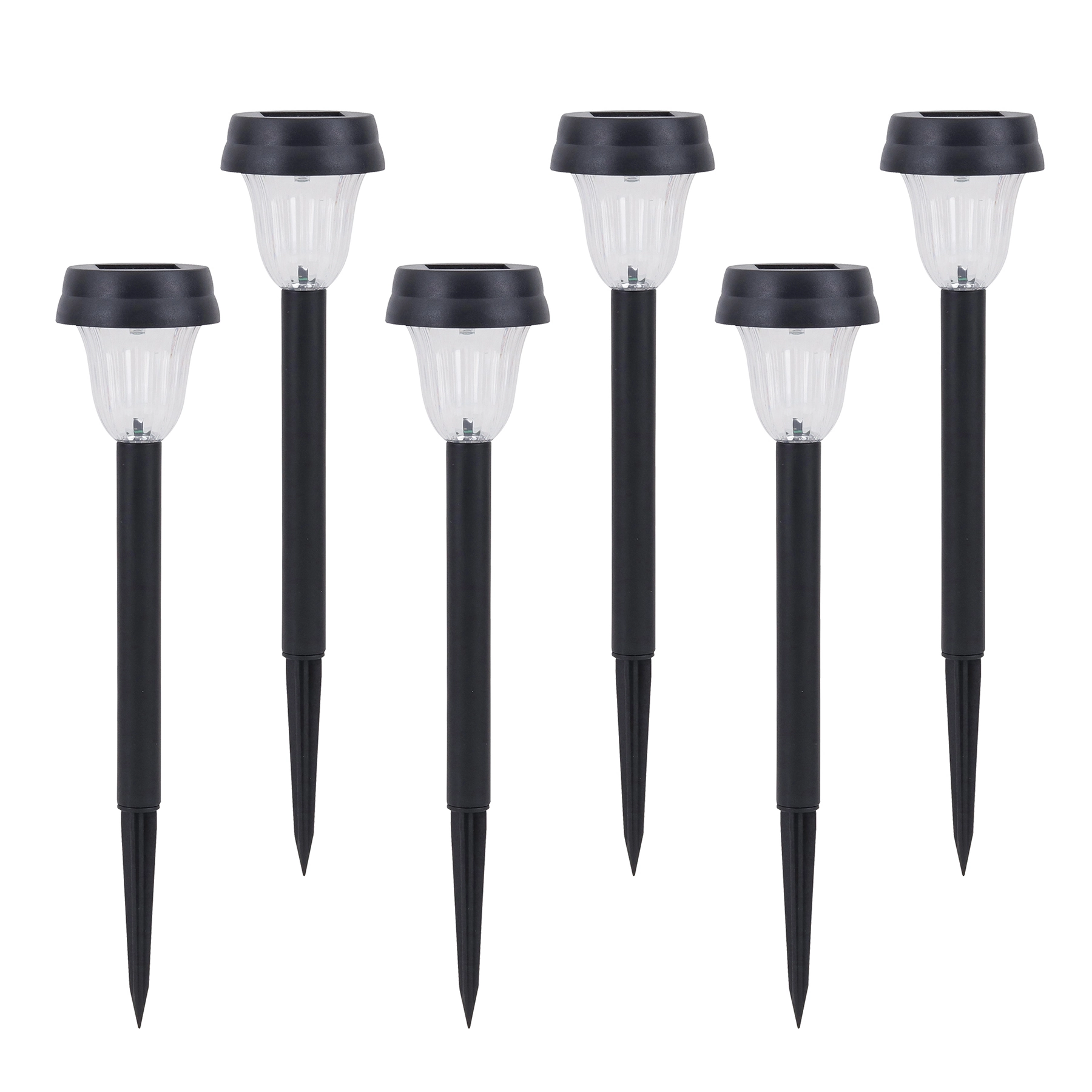 Kit Balizador Solar LED Externo Luz Branca 3lm IP44 6 Unidades Inspire