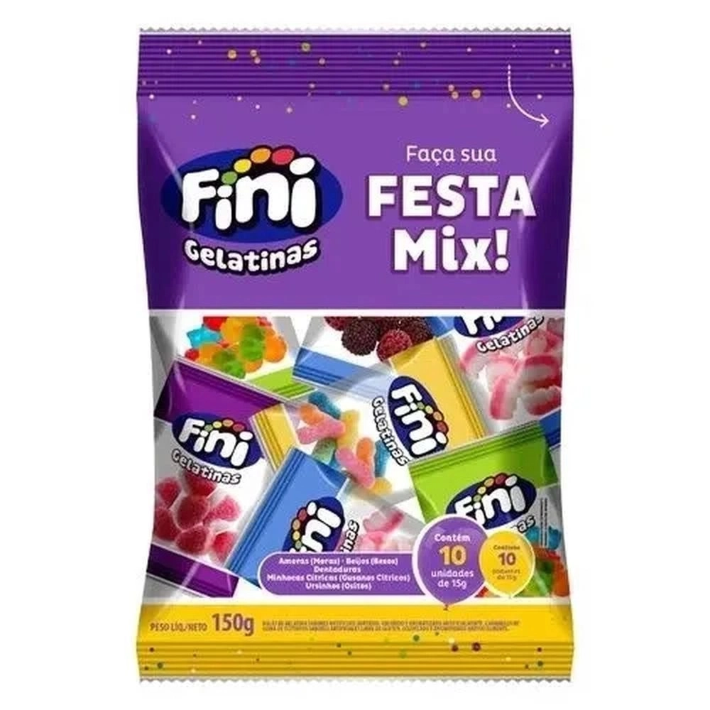 Goma Fini 150g Festa Mix 10x15g Sanchez