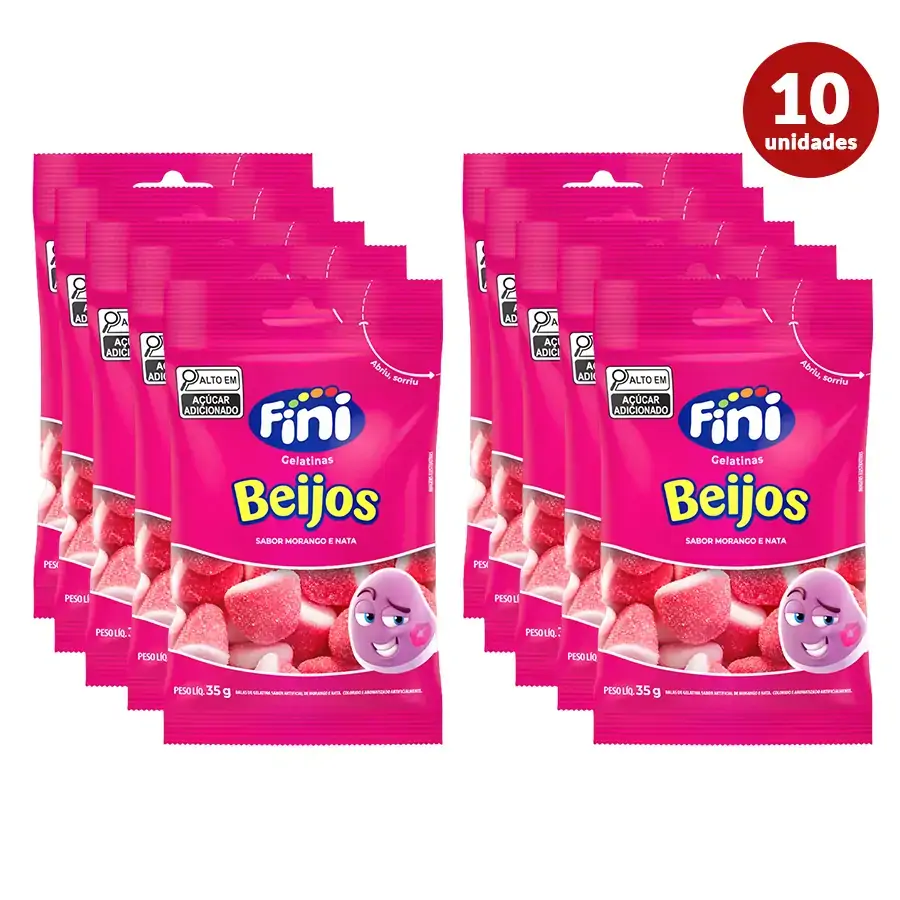 Bala Gelatina Beijos 35g 111030b12411 Fini