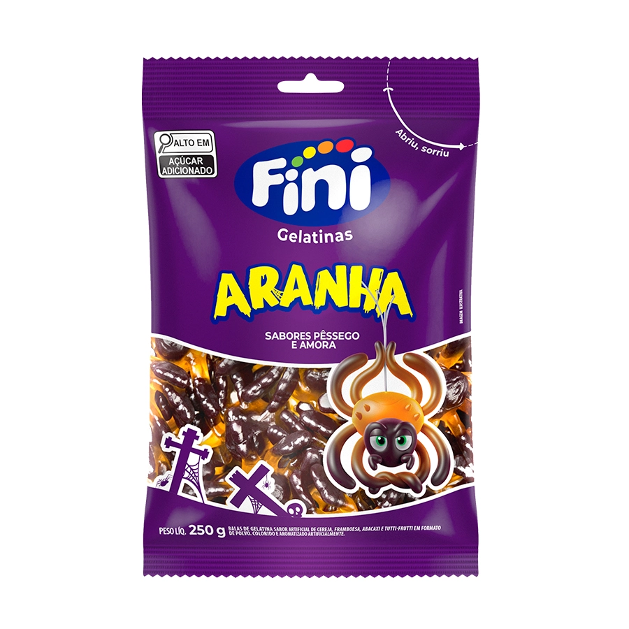 Bala Gelatina Aranha 250g 111250a17102 Fini