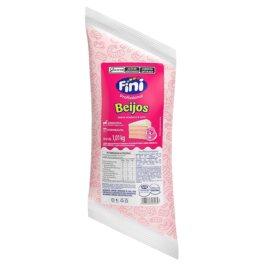 Recheio Beijos 1.01kg Fini