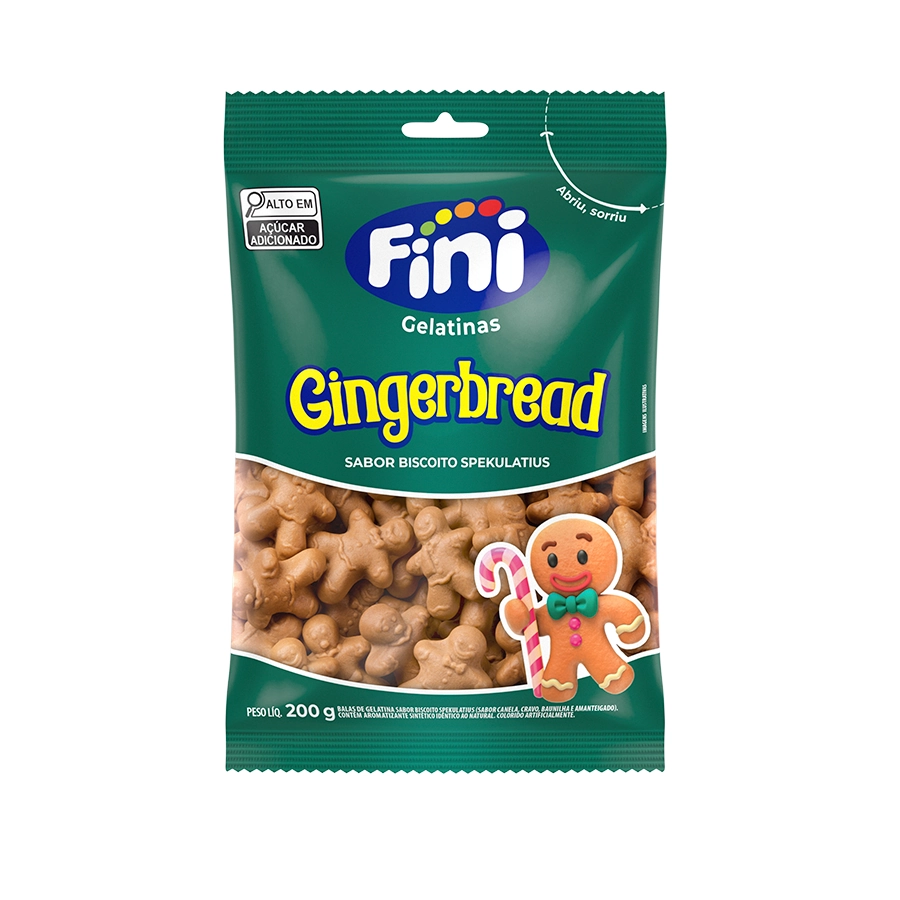 Bala Gingerbread 200g Fini