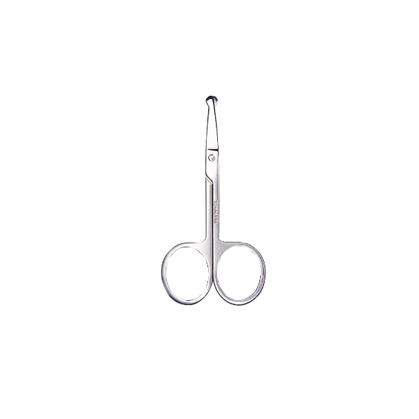 Tesoura Para Nariz E Bigode Aco Inox Ponta De Seguranca