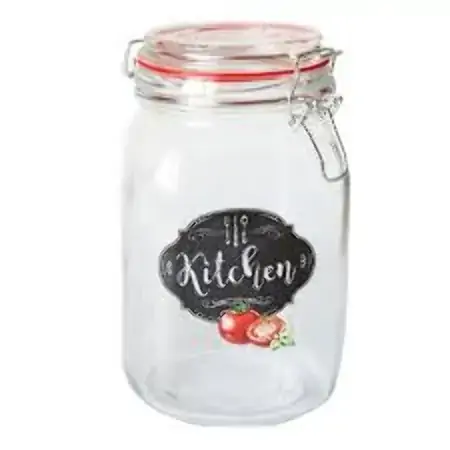 Pote Vidro Casambiente C/tpa Herm 1500ml Kitchen