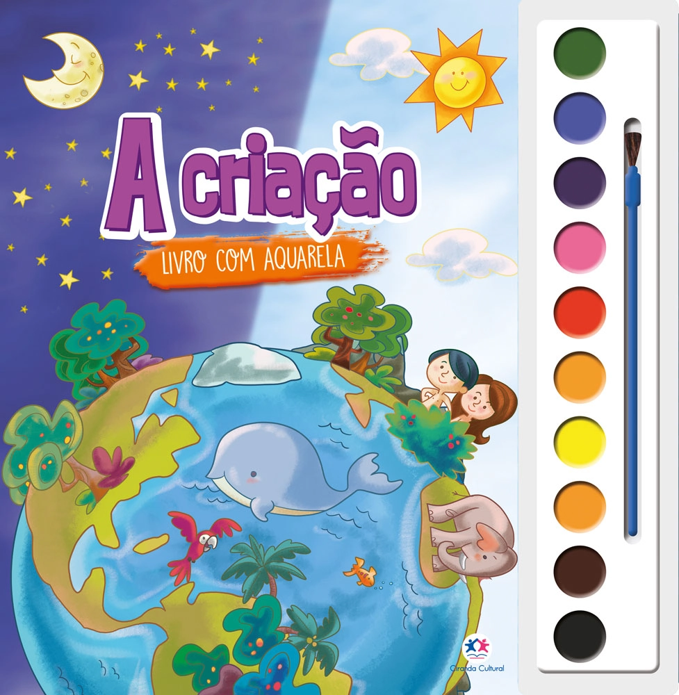 Livro Com Aquarela A Criacao