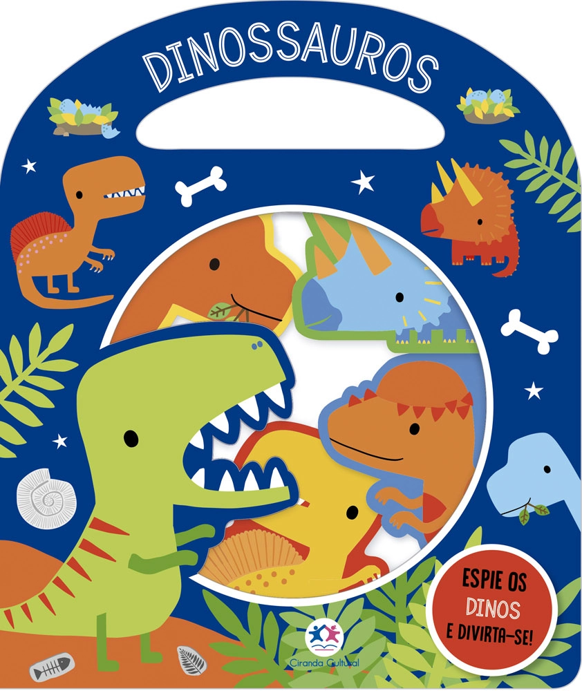 Livro Cartonado Alca Dinossauro 92704 Ciranda