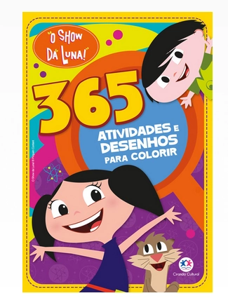Livro 365 Atividades Desenhos Colorir O Show Da Luna 95187 Ciranda
