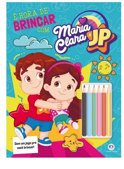 Livro Maria Clara é Jp E Hora De Brincar Editora Ciranda Cultural