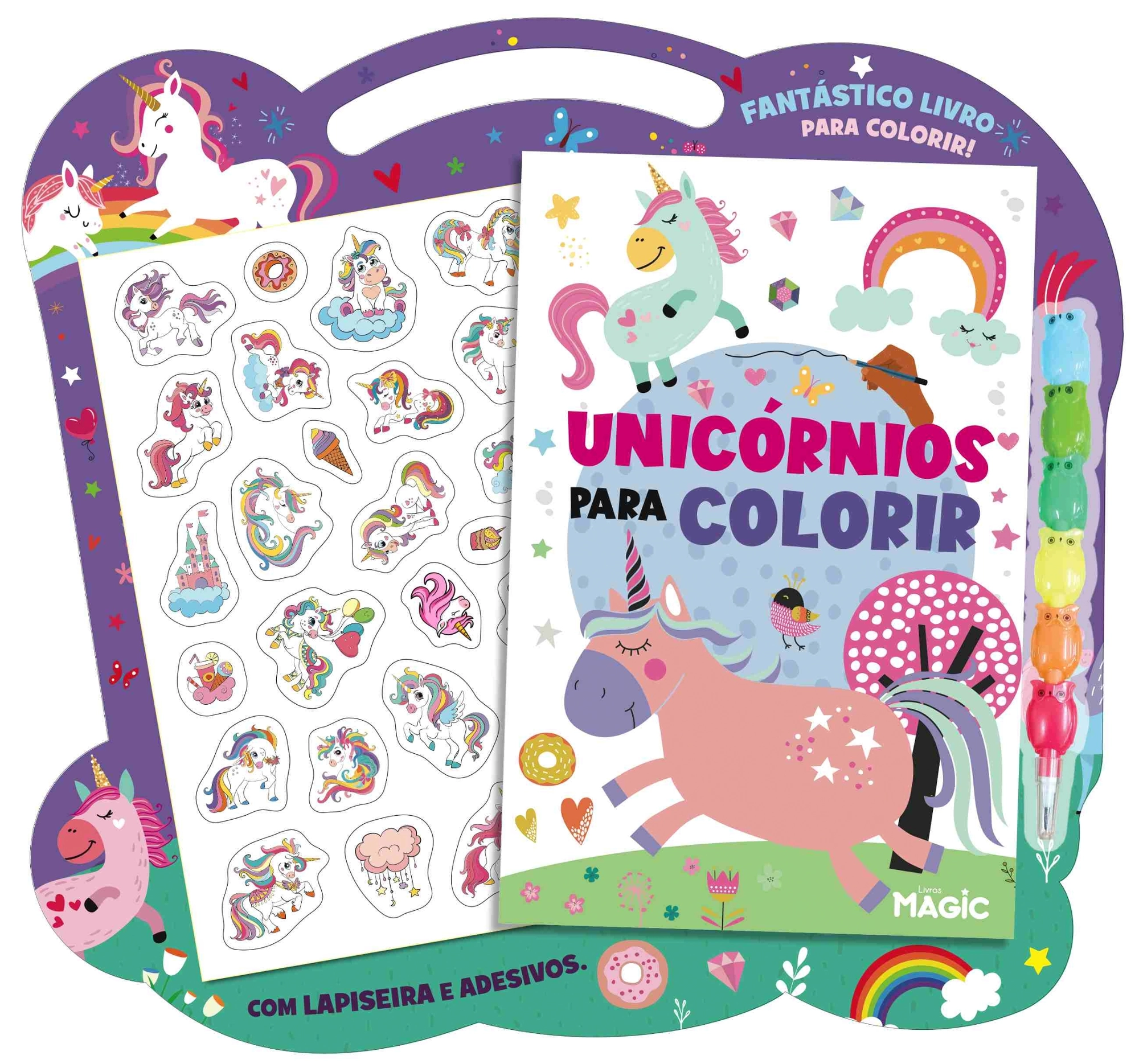 Livro Fantastico Unicornio 581241 Magic Kids