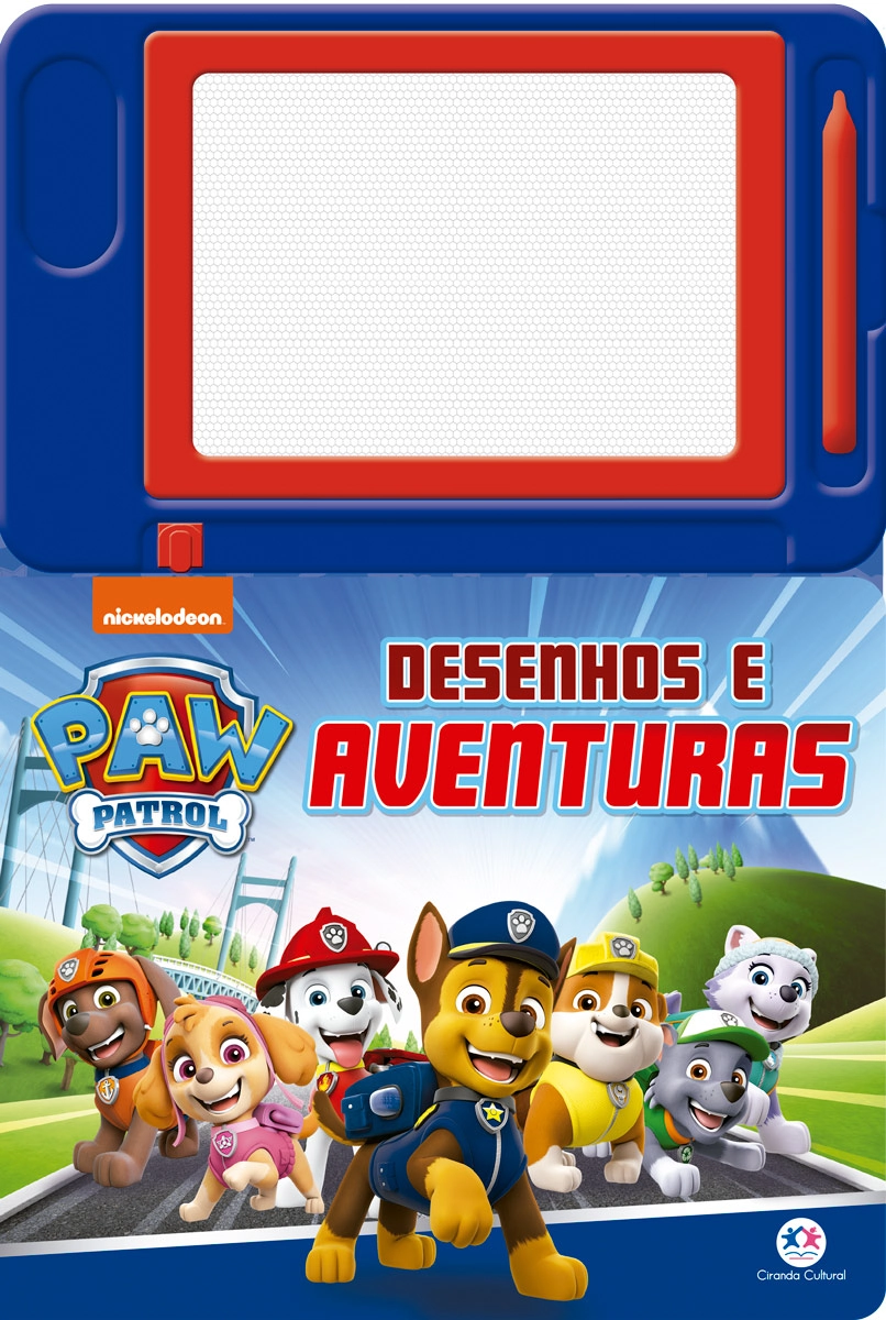 Livro Lousa Magnetica Patrulha Canina Desenhos E Aventuras 04262 Ciranda