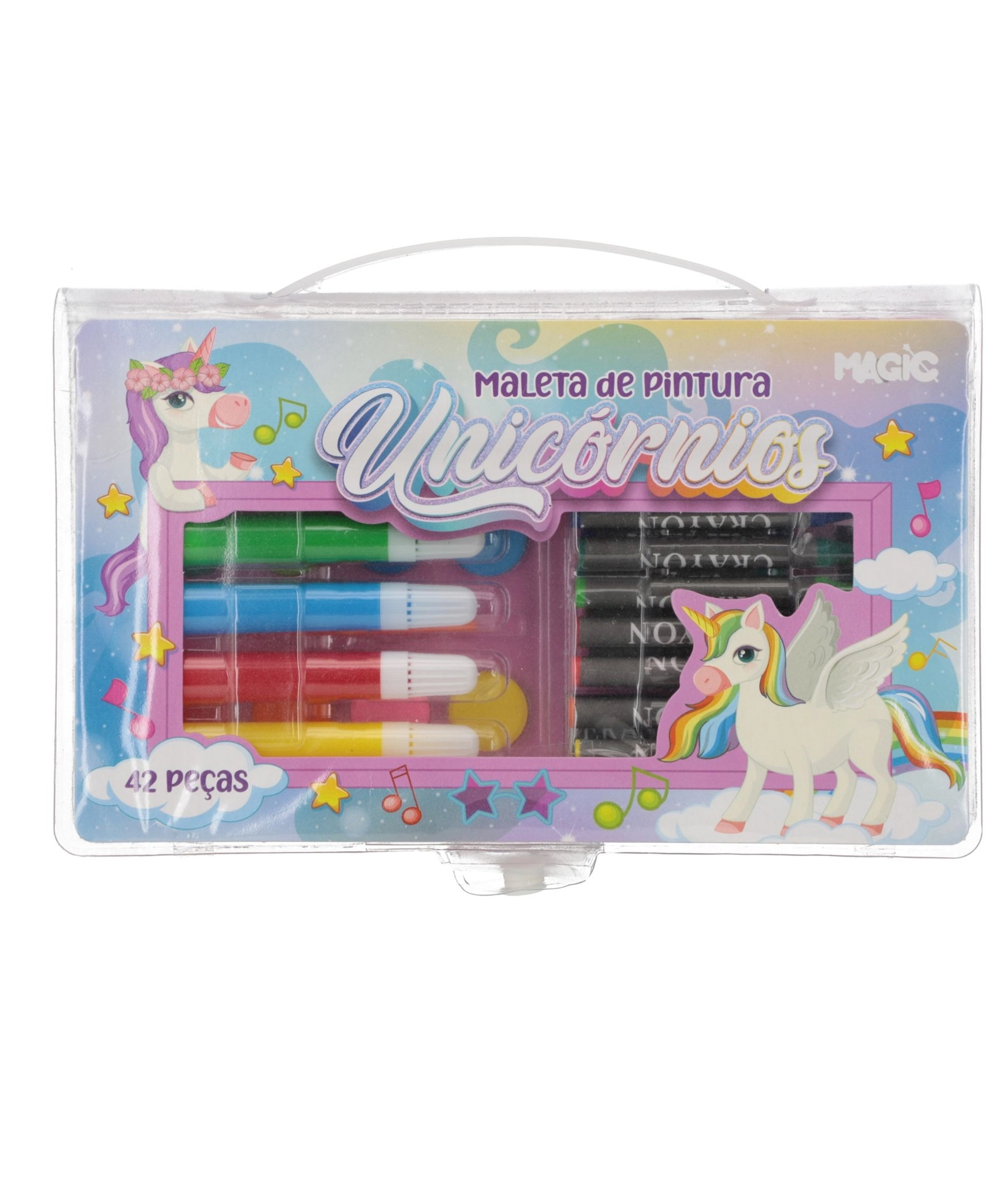 Kit Maleta Pintura Unicornio 42pcs 901591 Magic