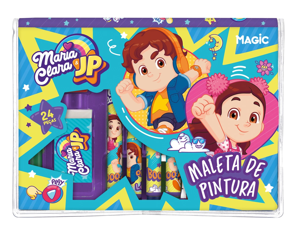 Maleta De Pintura 24 Pecas Maria Clara De Jp