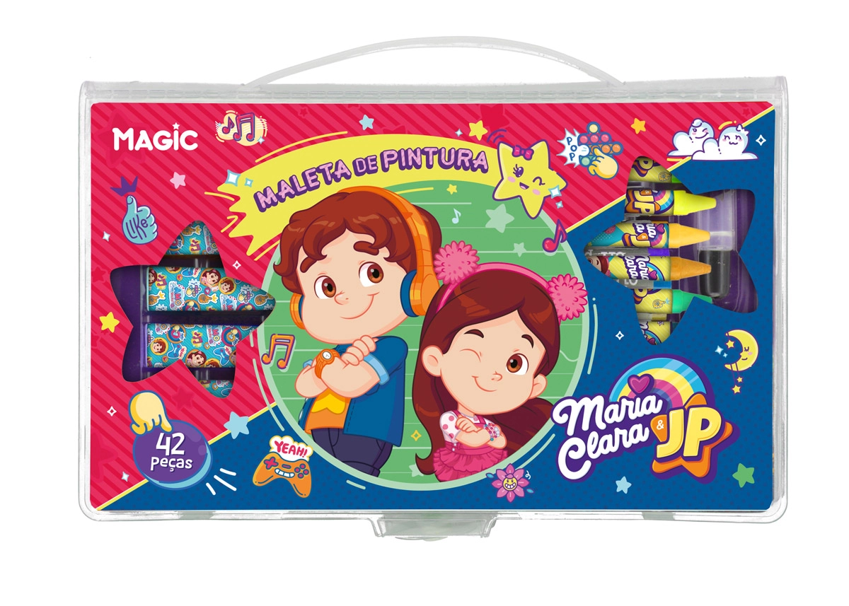 Kit Maleta Pintura Maria Clara Jp 42pcs 7899550902901 Magic