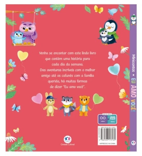 Livro Almofadado Minicontos Eu Amo Voce 6113165 Ciranda
