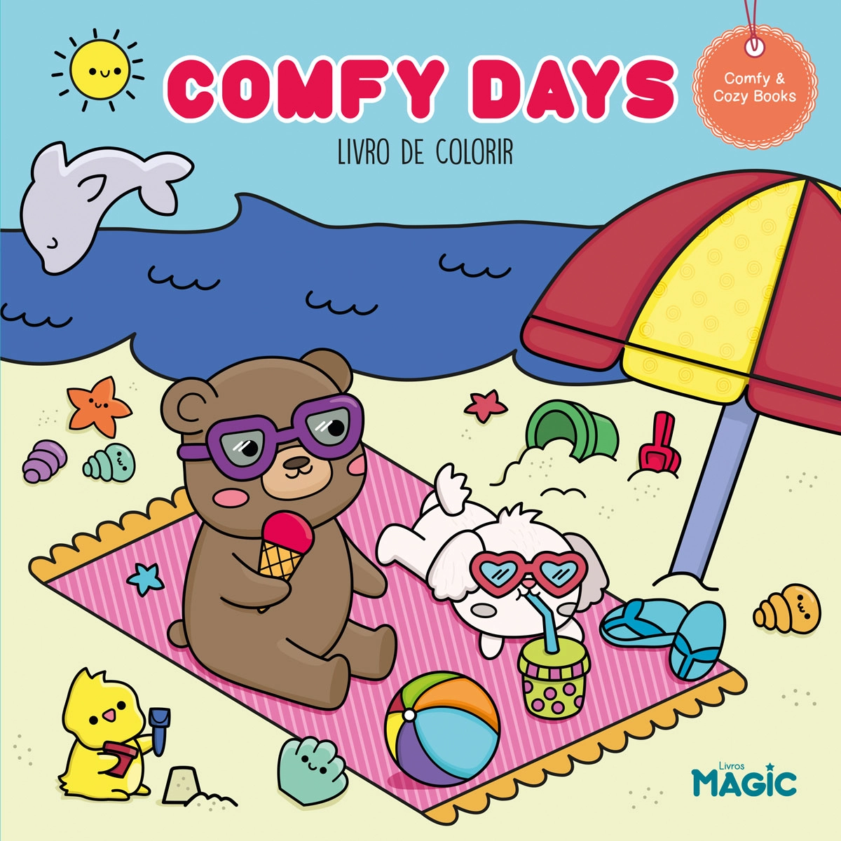 Comfy Days Livro De Colorir