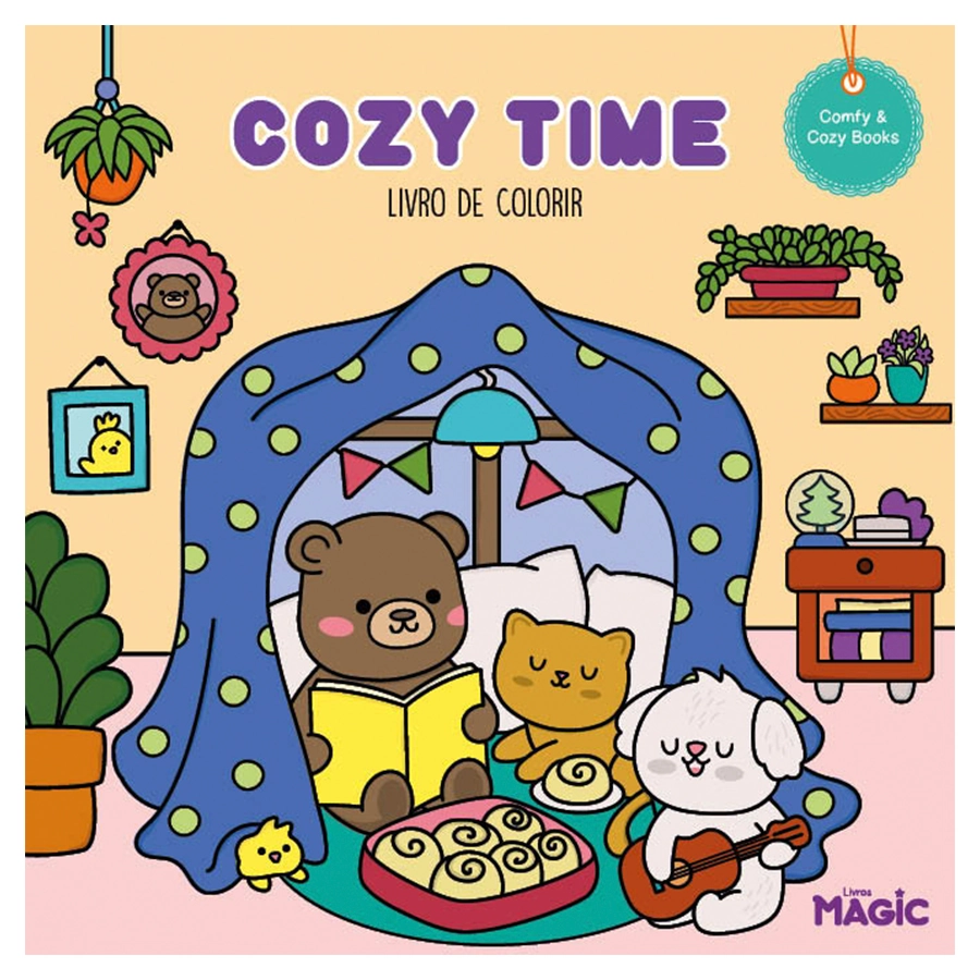 Livro P.colorir Cozy Time 584914 Magic Kids