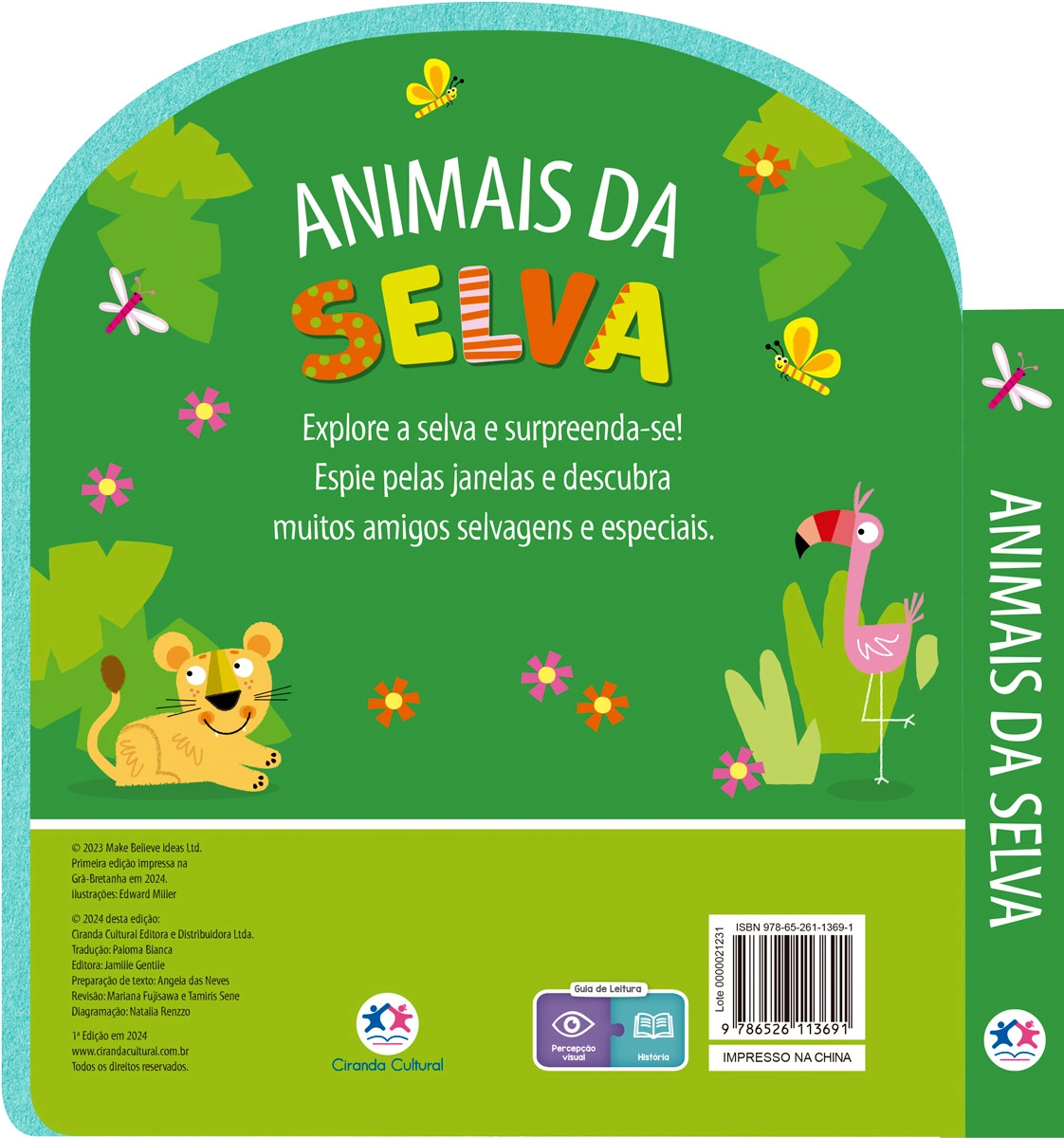 Livro Animais Da Selva 6113691 Ciranda