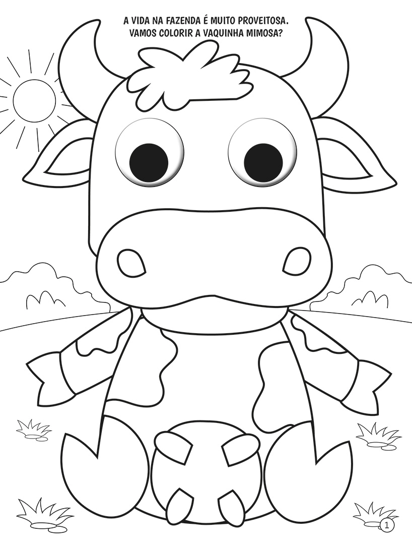 Livro Colorindo No Mundo Dos Animais Da Fazenda 6113677 Ciranda