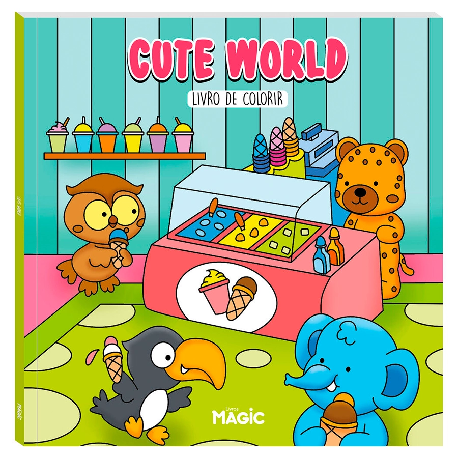 Livro P.colorir Cute World 584792 Magic Kids