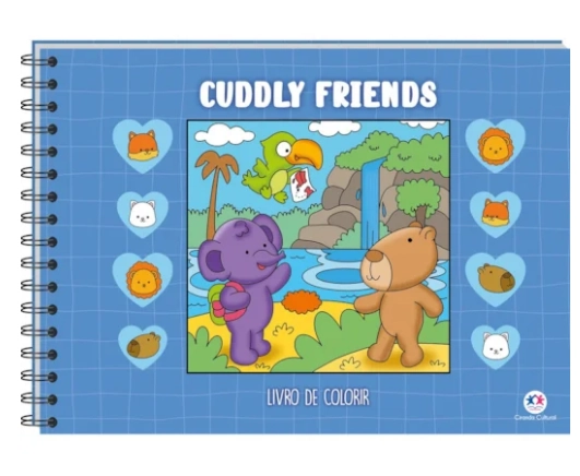 Livro Ciranda De Colorir Cozy Cuddly Friends