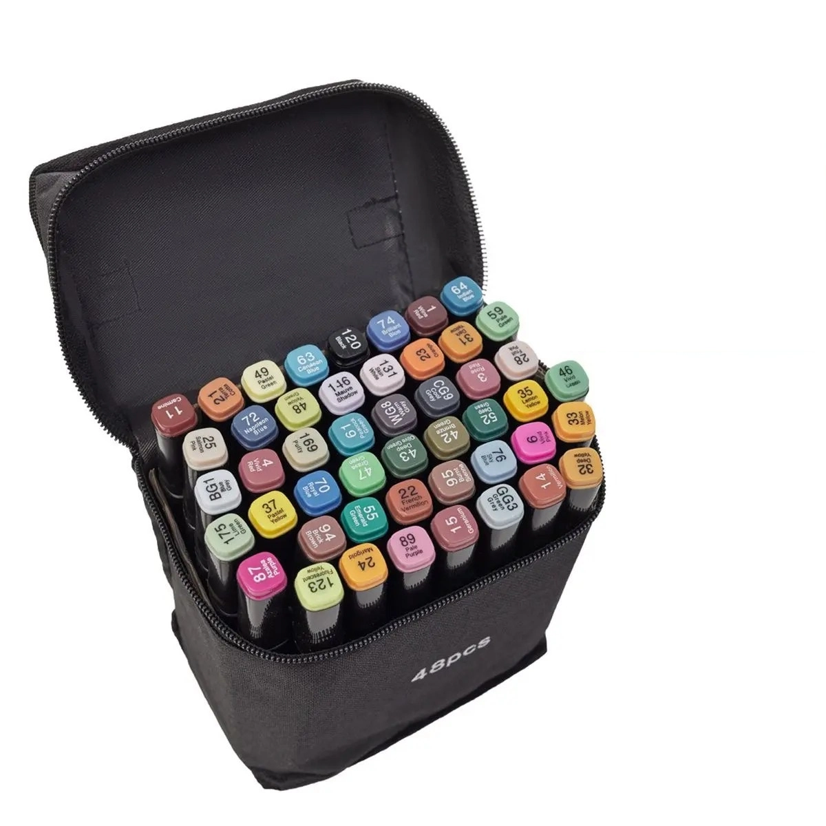 Kit Caneta Ponta Dupla Art Marker 48 Cores 27183 Magic