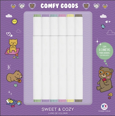 Livro Colorir Canetinhas Sweet And Cozy 22020 Ciranda