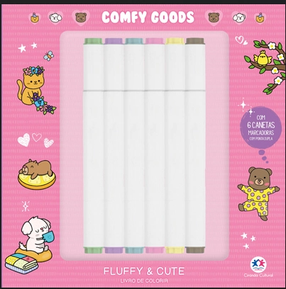 Livro Colorir Canetinhas Fluffy And Cute 22013 Ciranda
