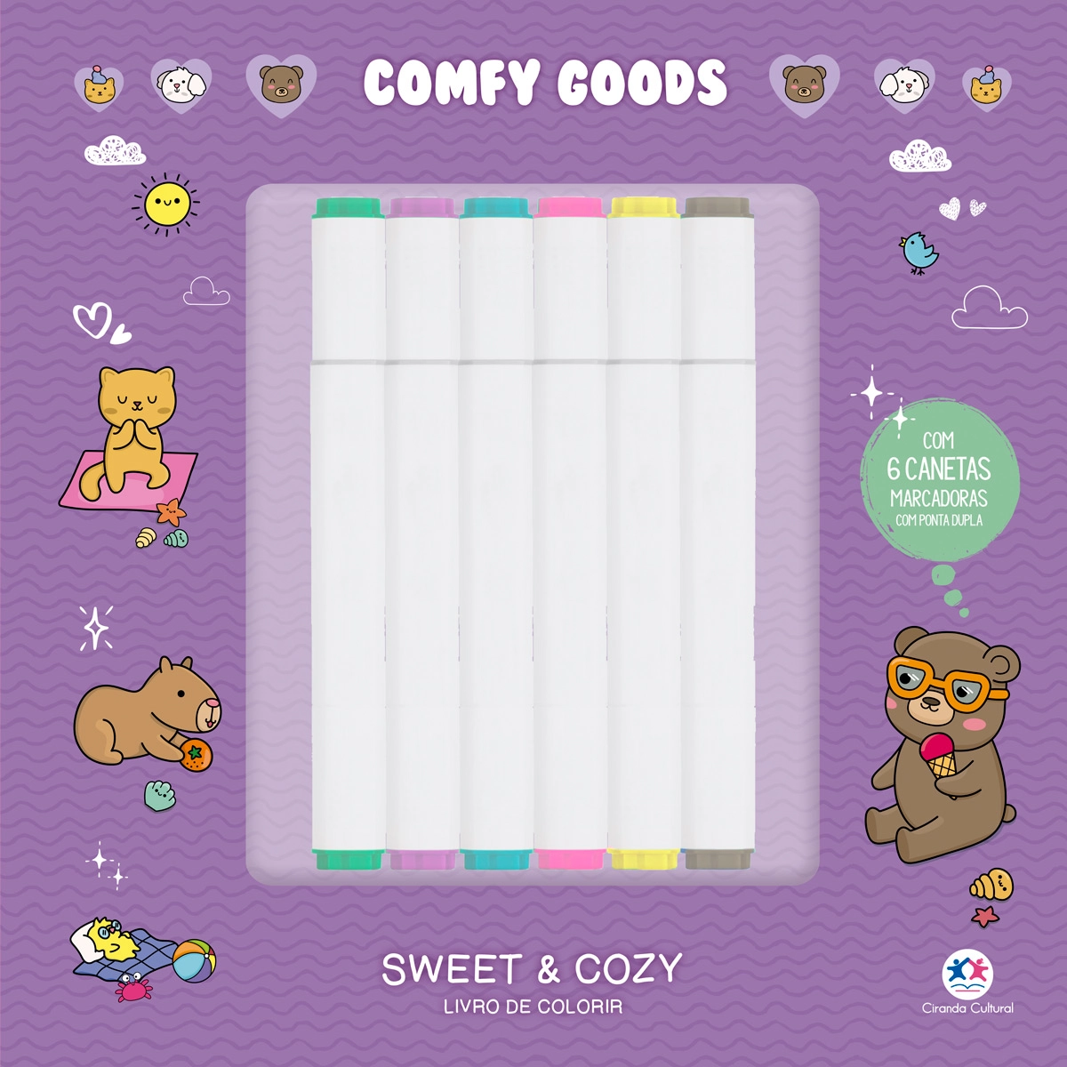 Sweet And Cozy Para Colorir Ciranda Cultural