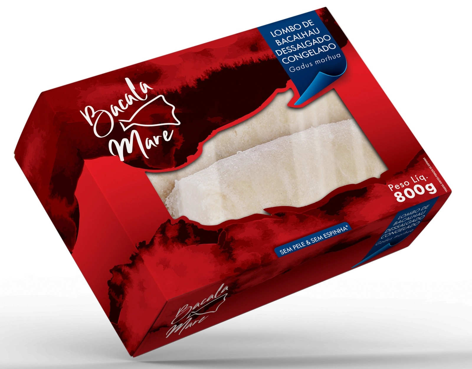 Lombo De Bacalhau Morhua 800g Cong.