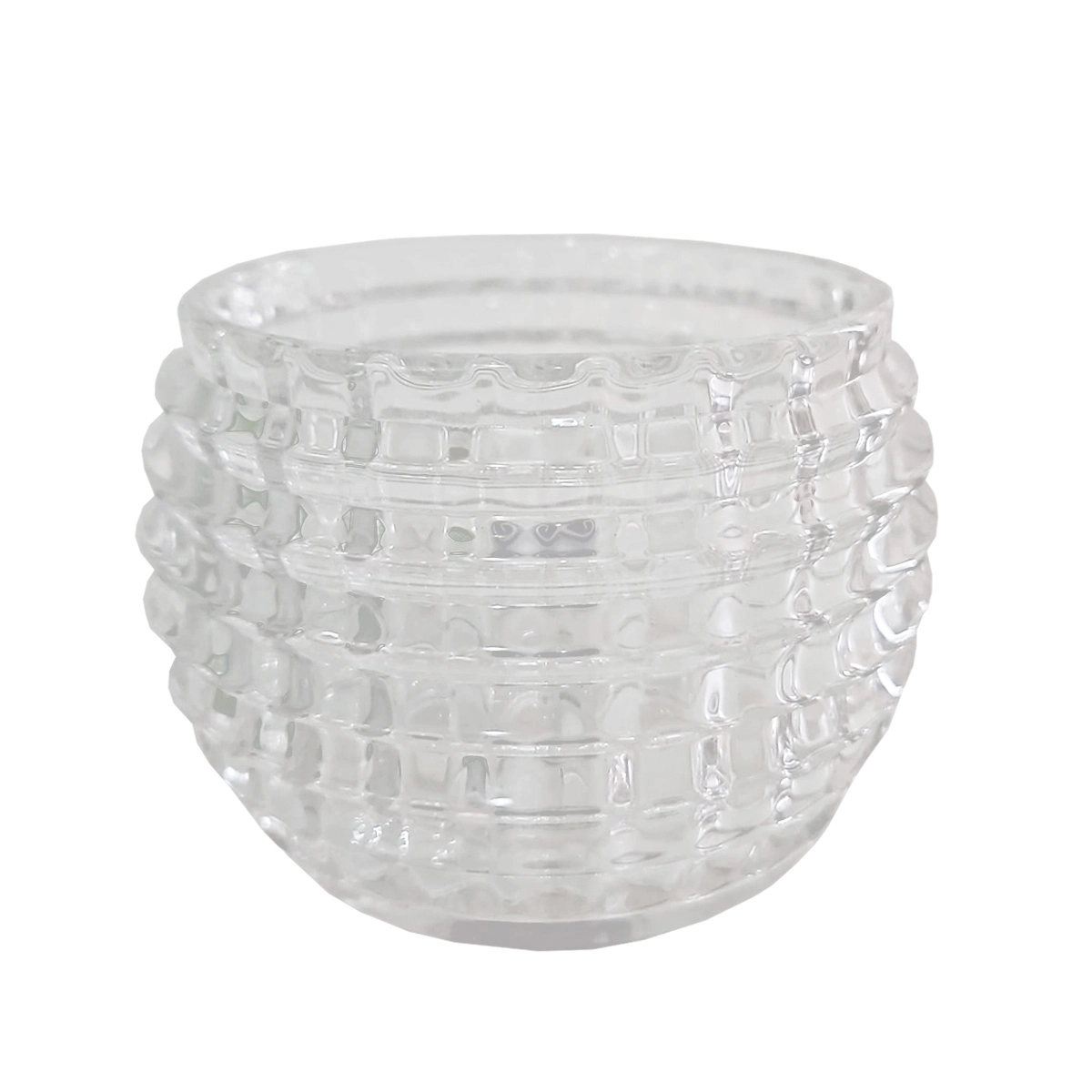 Porta Vela Vidro 7.5x8.5x6.5cm Dam338 V Madalozzo