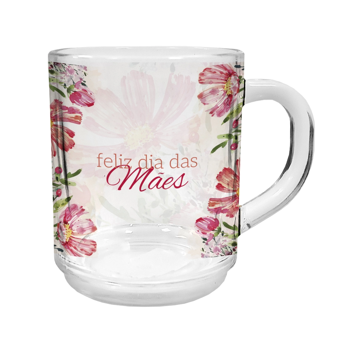 Caneca Mae Vidro 250ml Uco862 V Madalozzo