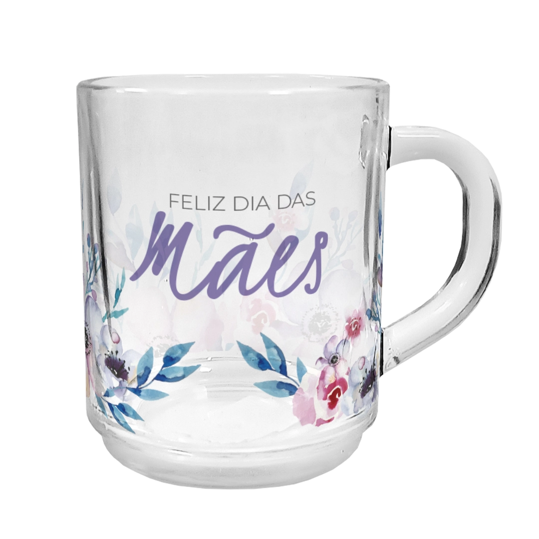 Caneca Mae Vidro 250ml Uco861 V Madalozzo