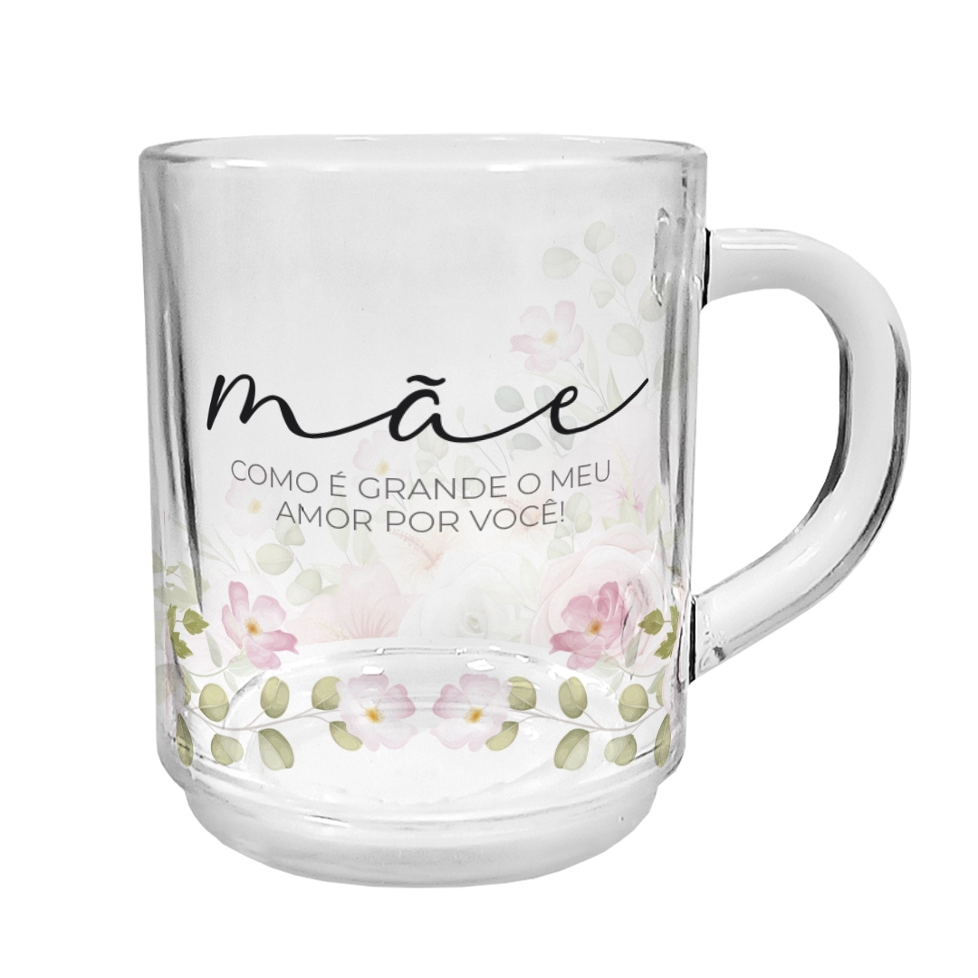 Caneca Mae Vidro 250ml Uco859 V Madalozzo