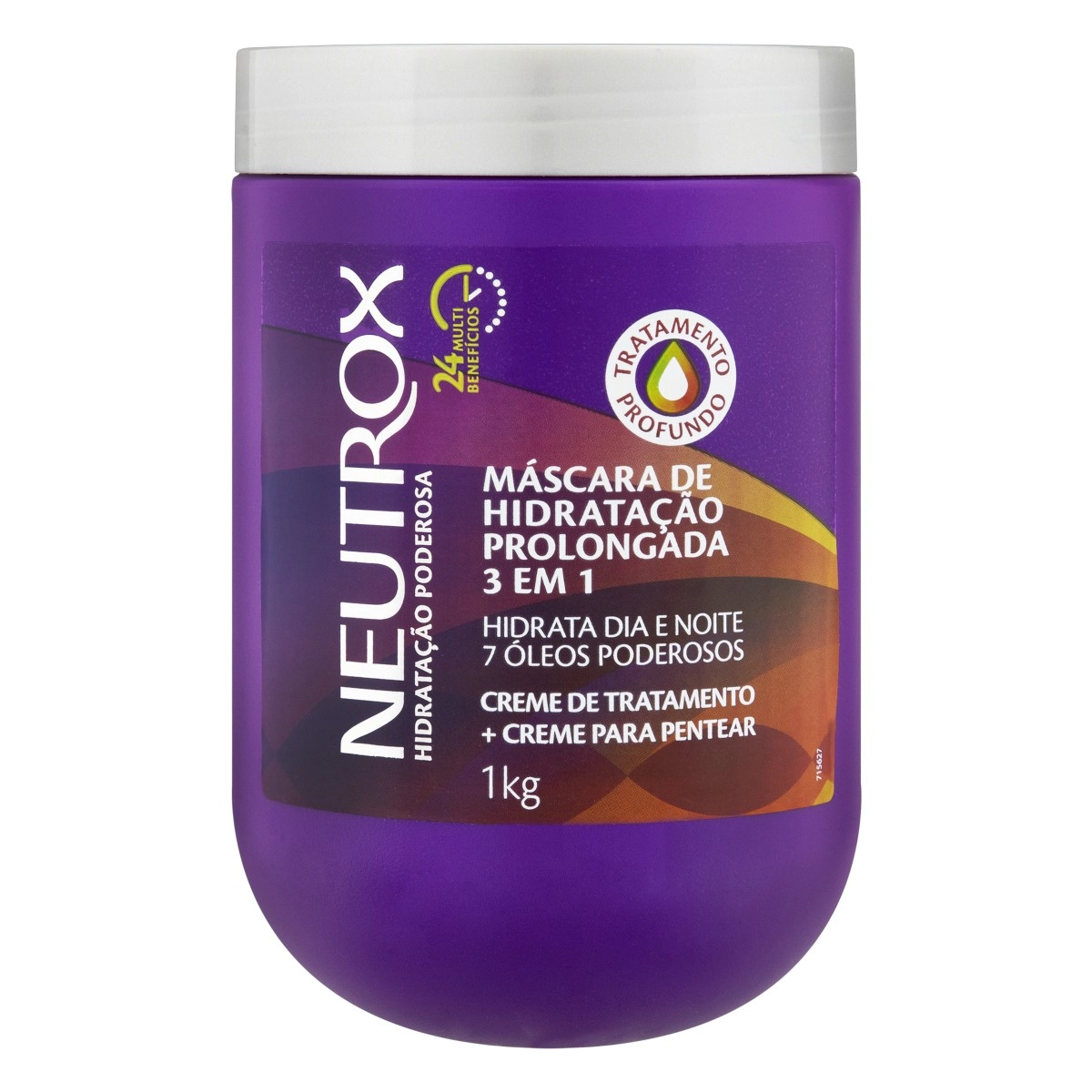 Máscara De Hidratação Neutrox 24 Multibenefícios Pote 1kg