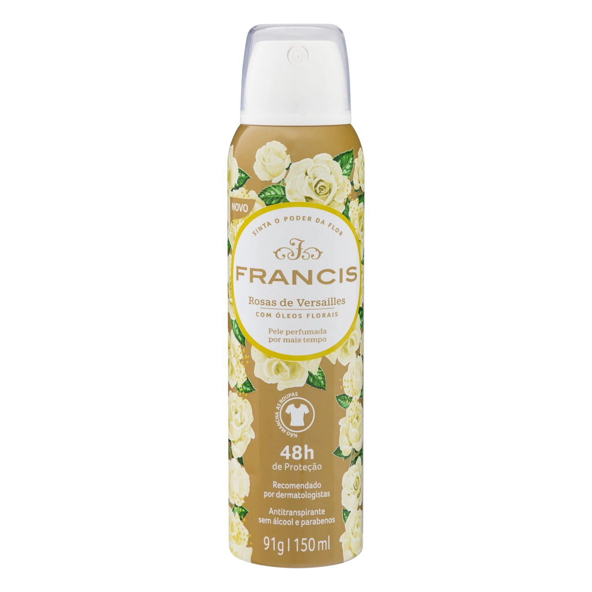 Antitranspirante Aerossol Rosas De Versailles Francis 150ml Spray