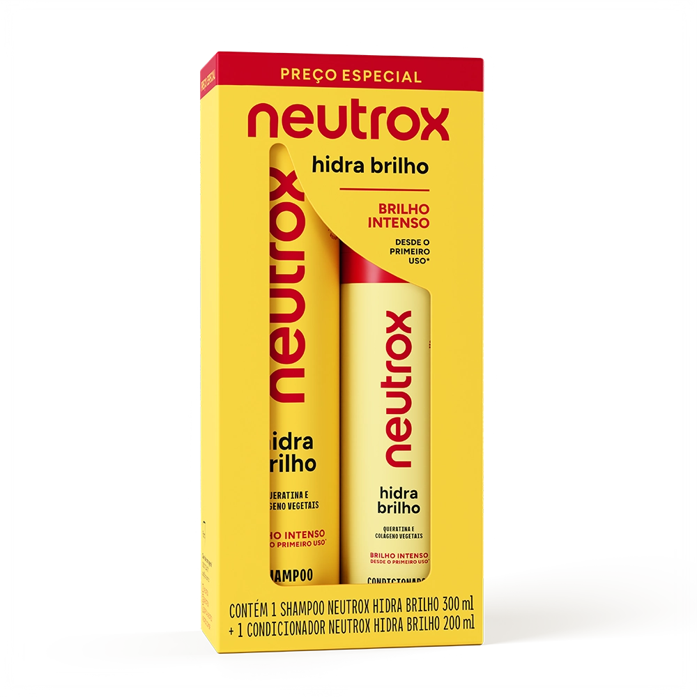 Kit Shampoo 300ml Condicionador 200ml Neutrox Clássico
