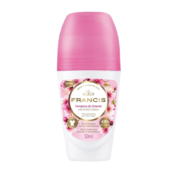 Antitranspirante Roll On Cerejeira Do Oriente Francis 50ml