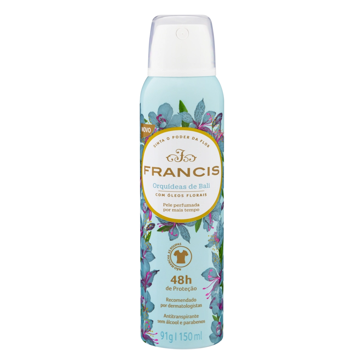 Antitranspirante Aerossol Orquídeas De Bali Francis 150ml Spray