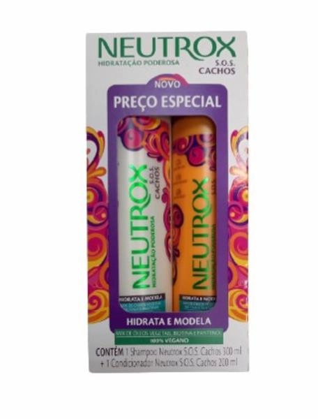 Kit Neutrox Sh 300ml Cond 200ml Sos Cachos