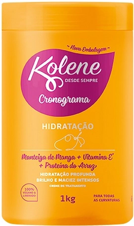 Creme De Tratamento Hidratação Kolene Cronograma Pote 1kg