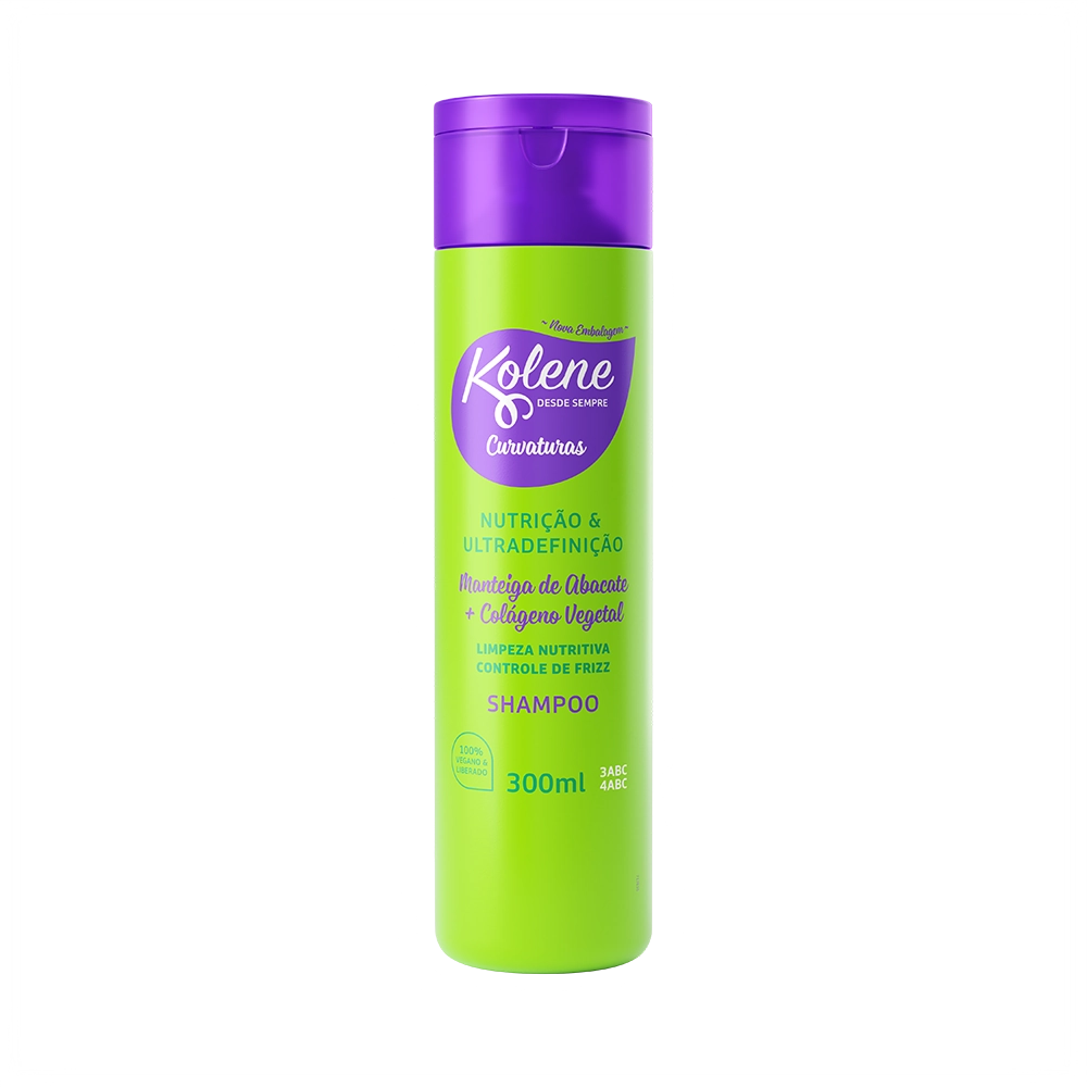 Shampoo Kolene Curvaturas Frasco 300ml