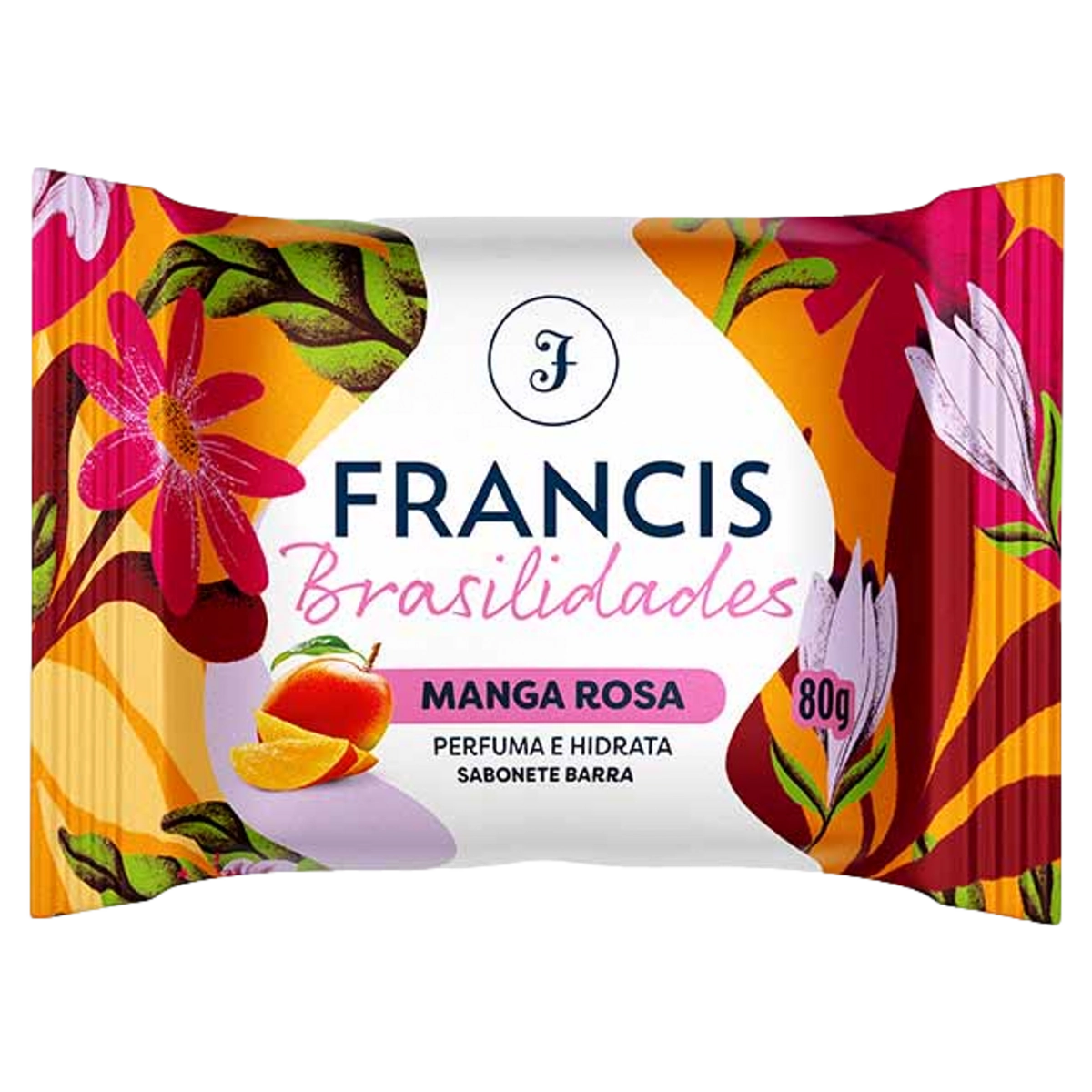 Sabonete Barra Manga Rosa Francis Brasilidades Flow Pack 80g